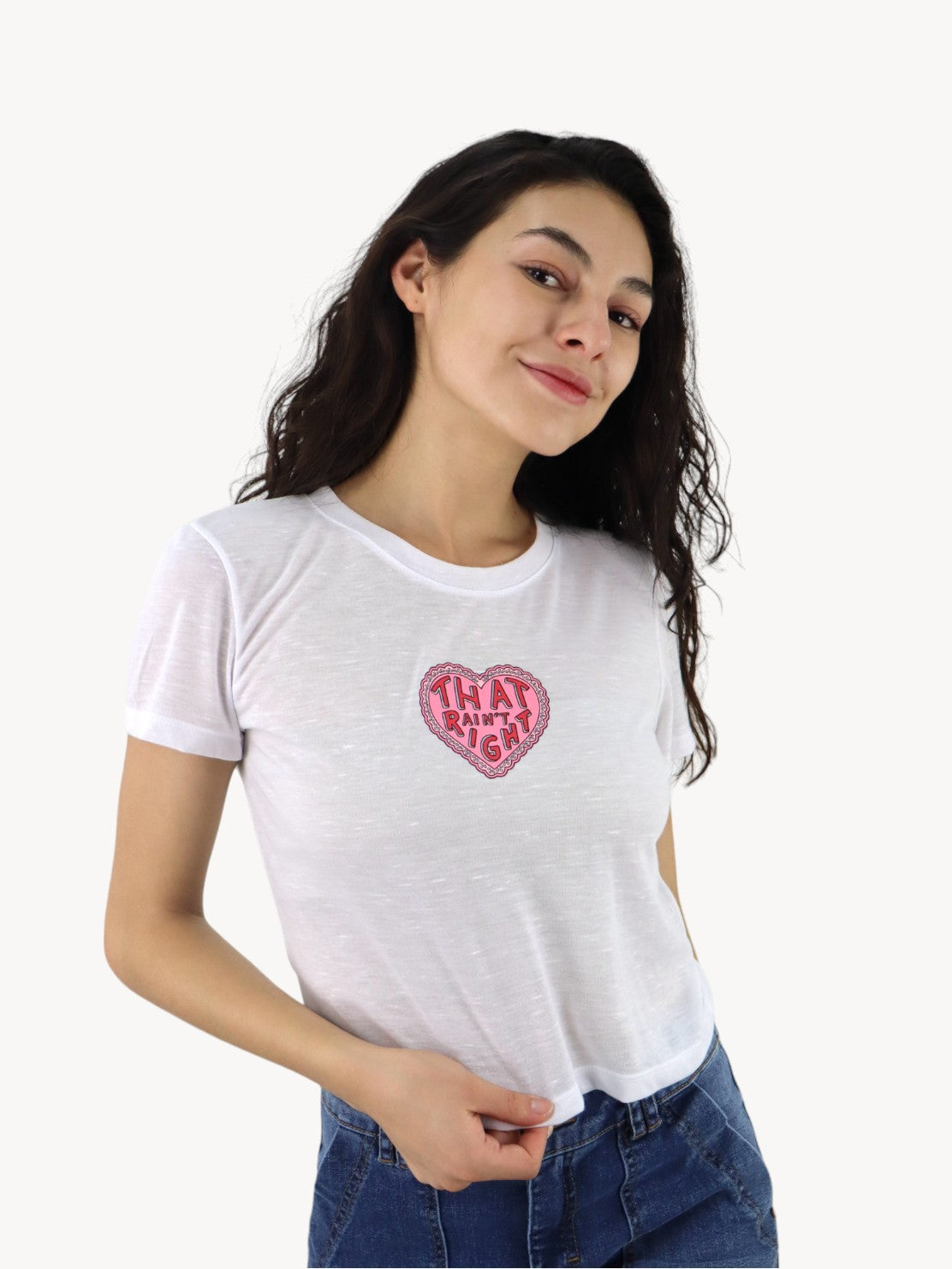 Playera slim size con diseño de corazón (NUEVA TEMPORADA)