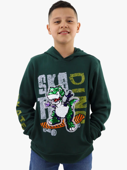 Sudadera con lentejuela reversible de dinosaurio (NUEVA TEMPORTADA)