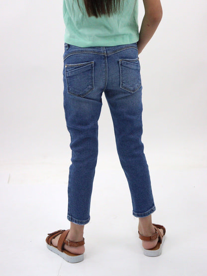 Jeans skinny de color azul medio (NUEVA TEMPORADA)