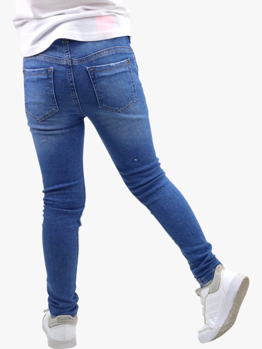 Jeans skinny de color azul medio con colgante (NUEVA TEMPORADA)