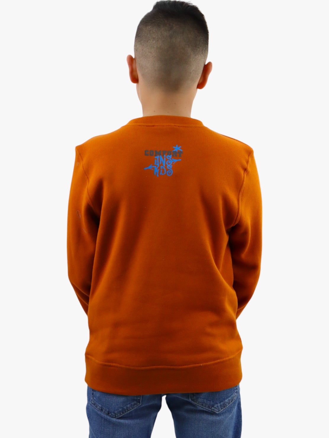 Sudadera cerrada smiley de color naranja (NUEVA TEMPORADA)