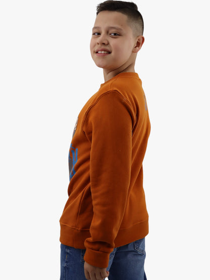 Sudadera cerrada smiley de color naranja (NUEVA TEMPORADA)