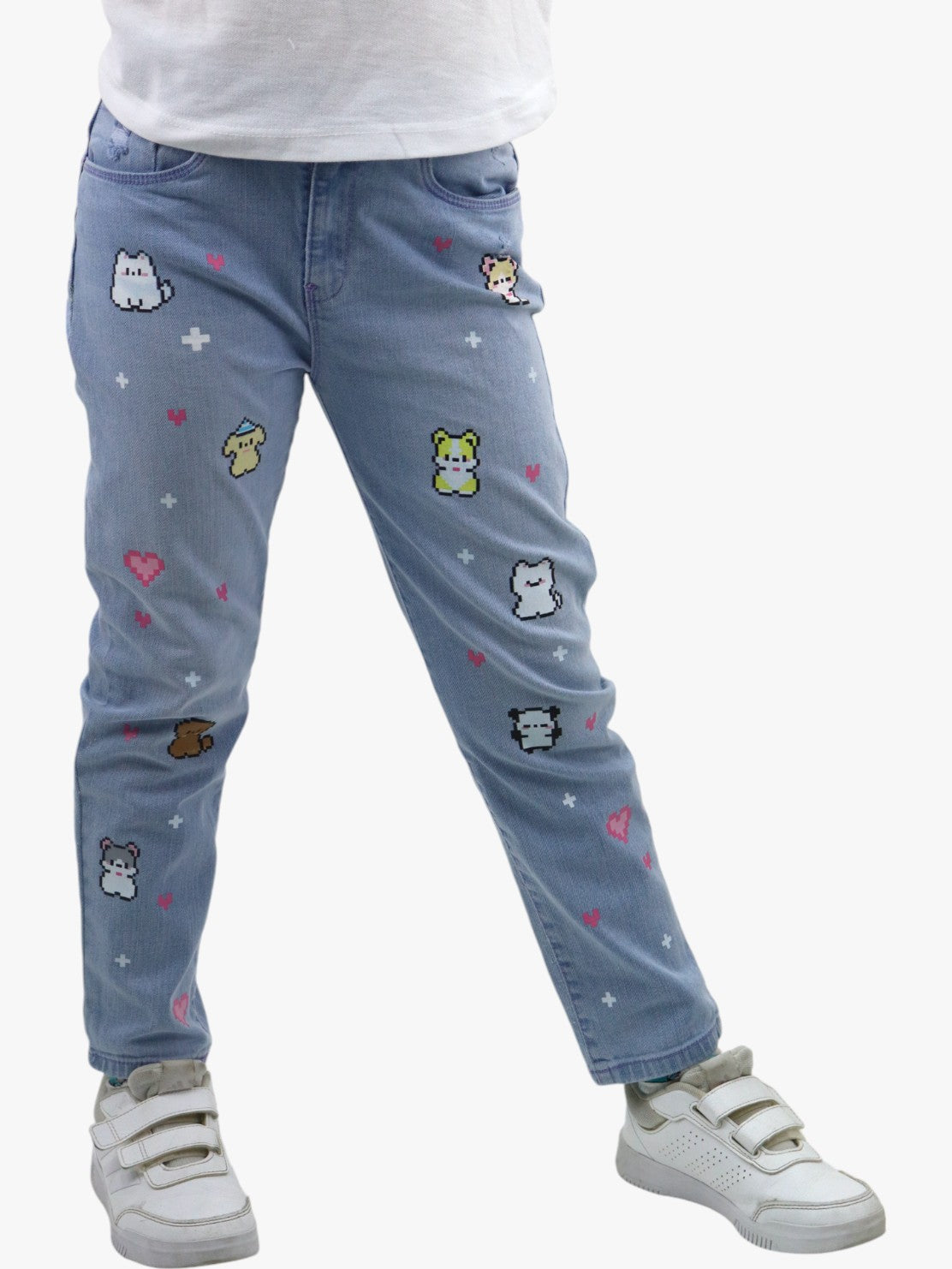 Jeans mom clasic con estampado de animalitos (NUEVA TEMPORADA)