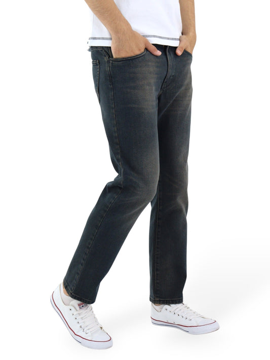 Jeans Slim Con Tinta