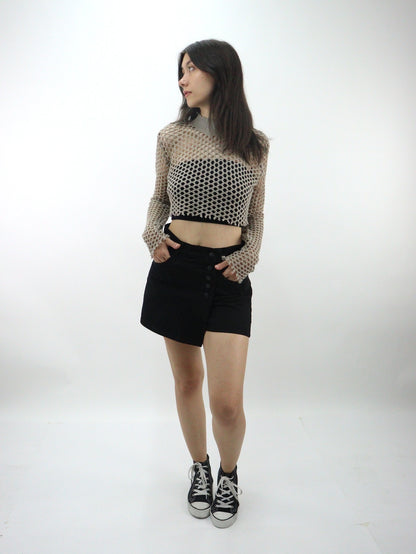 Short falda de color negro (NUEVA TEMPORADA)