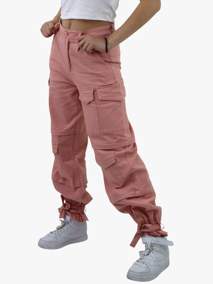 Pantalón cargo de color rosa (NUEVA TEMPORADA)