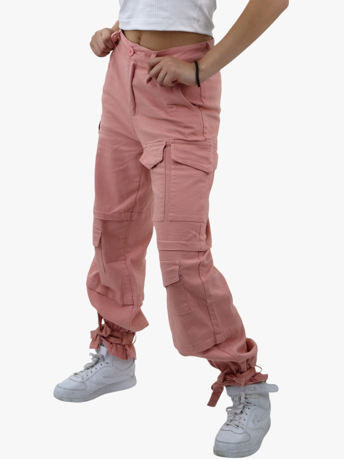 Pantalón cargo de color rosa (NUEVA TEMPORADA)