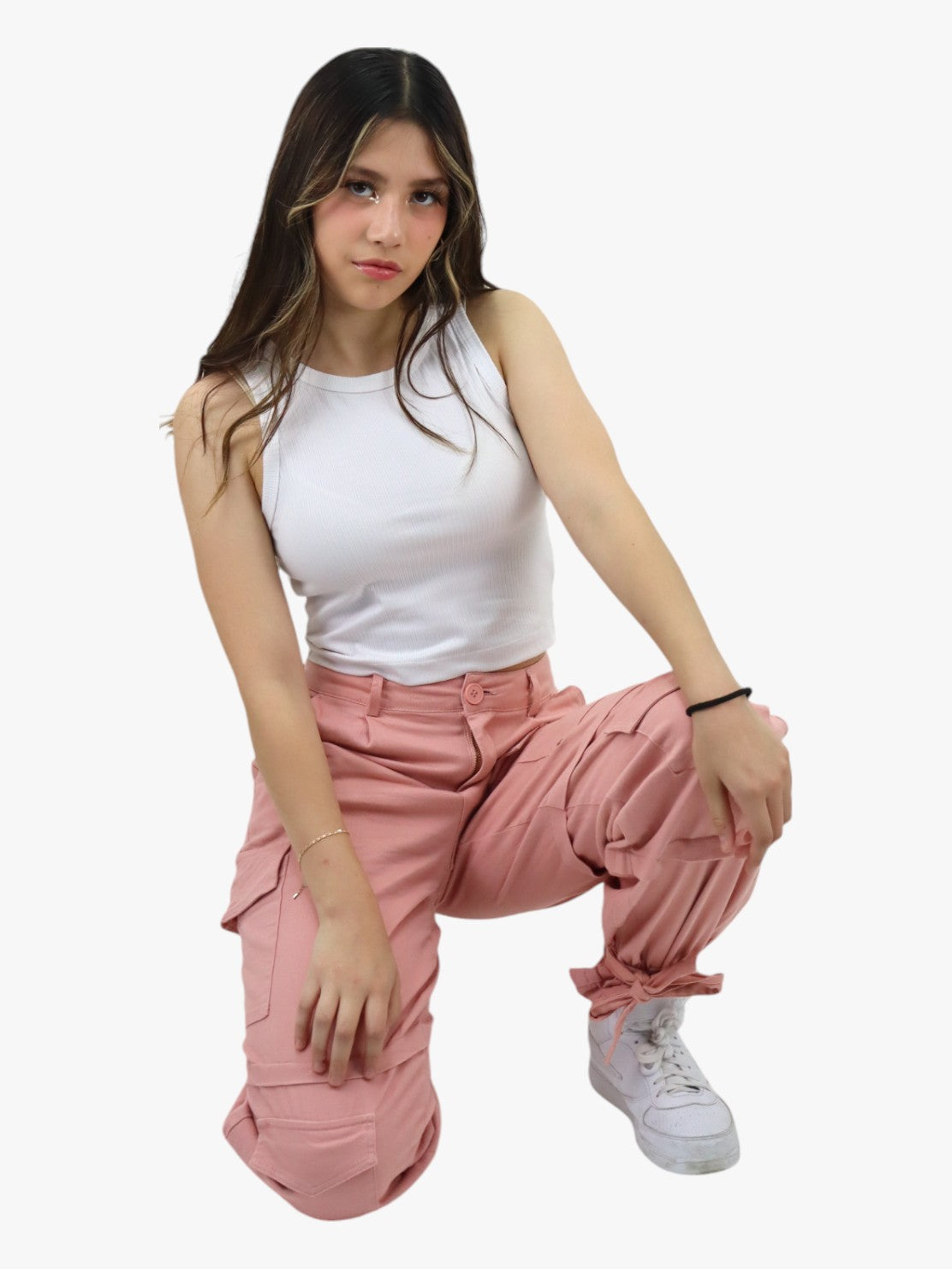 Pantalón cargo de color rosa (NUEVA TEMPORADA)