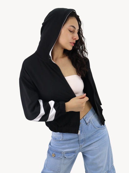 Sudadera con franjas de color negro (NUEVA TEMPORADA)