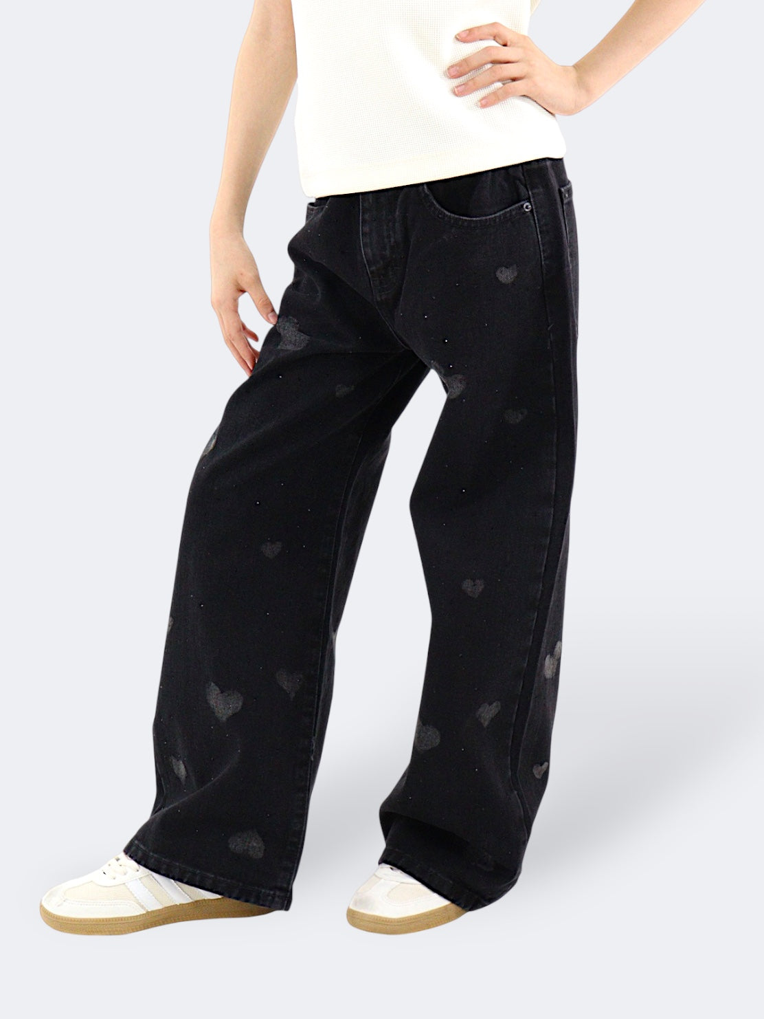 Jeans Wide Leg Brillos