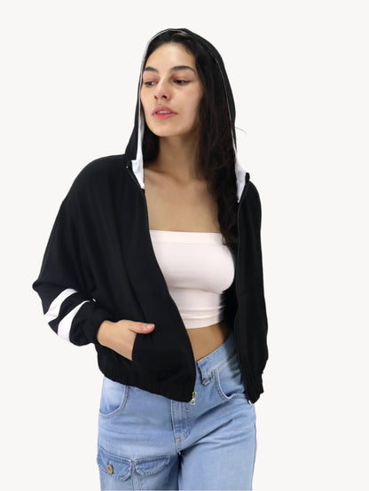 Sudadera con franjas de color negro (NUEVA TEMPORADA)