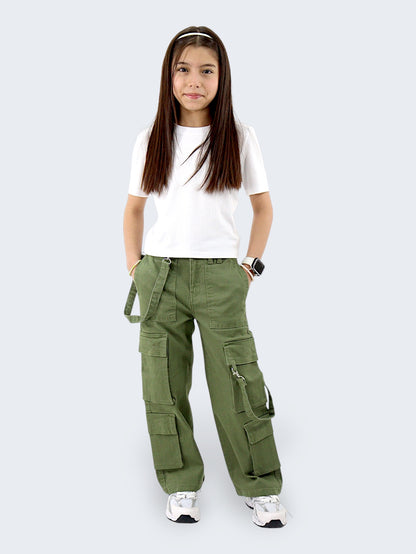 Pantalón Wide Cargo