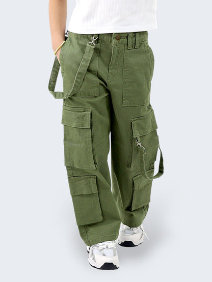 Pantalón Wide Cargo