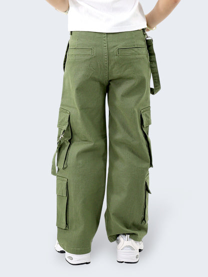 Pantalón Wide Cargo
