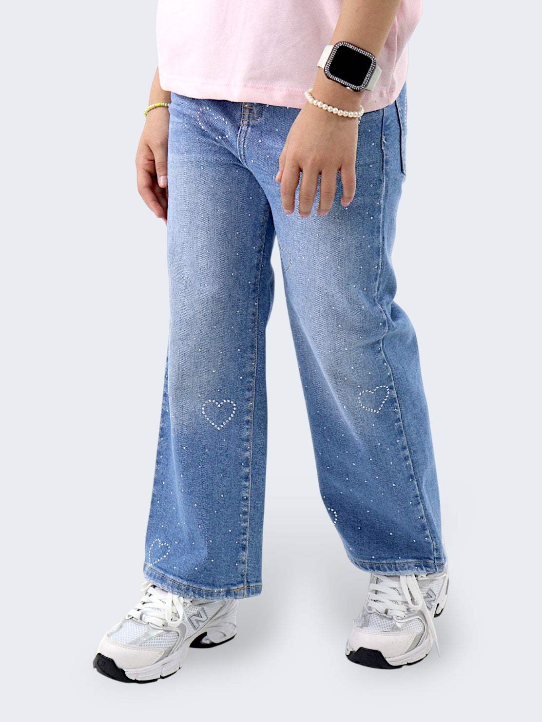 Jeans Wide Brillos