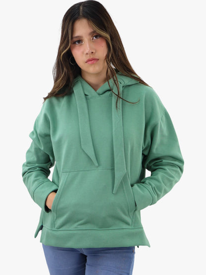 Sudadera con capucha de color verde (NUEVA TEMPORADA)