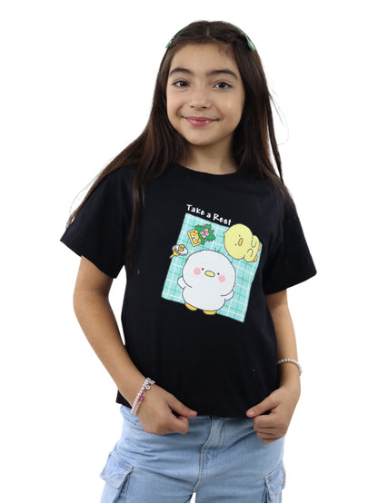 Playera manga corta