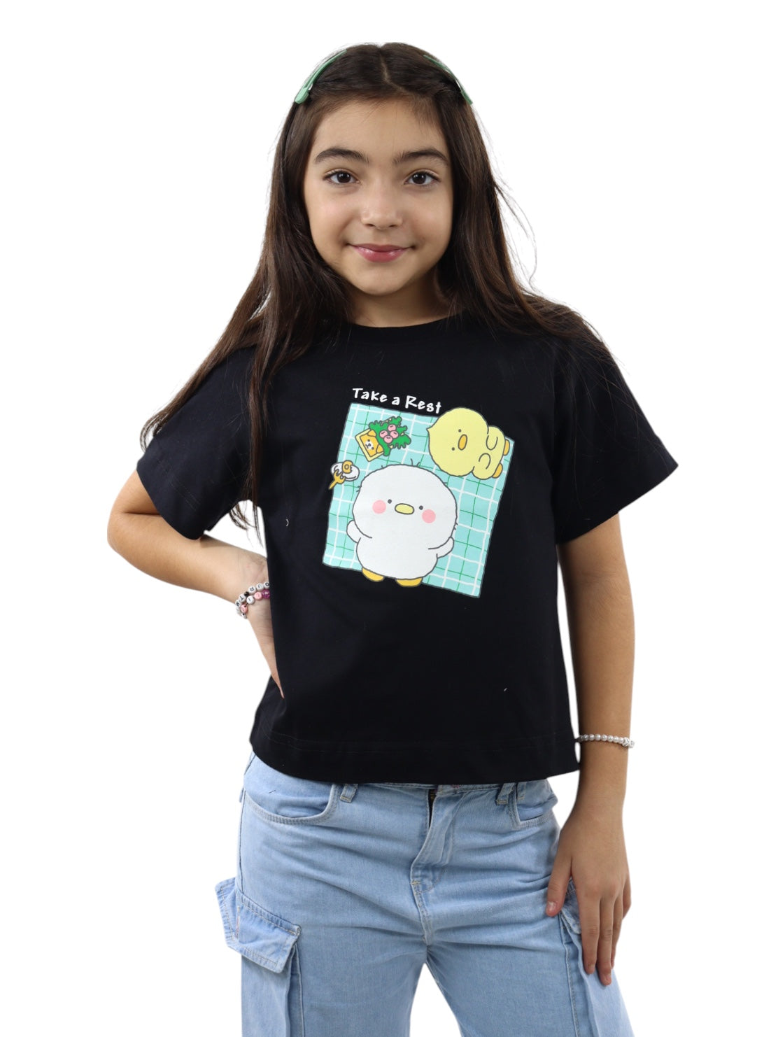 Playera manga corta