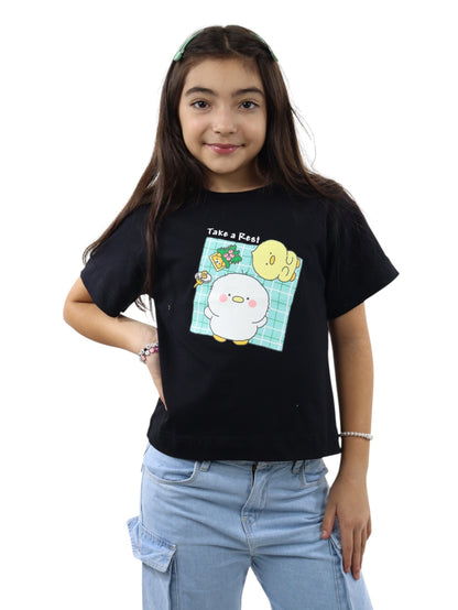 Playera manga corta