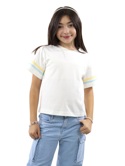 Playera manga corta