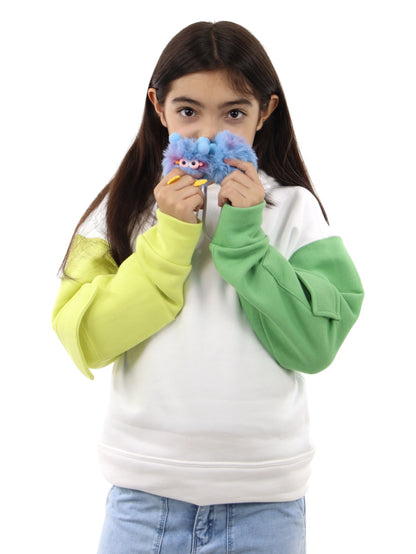 Sudadera de color combinado