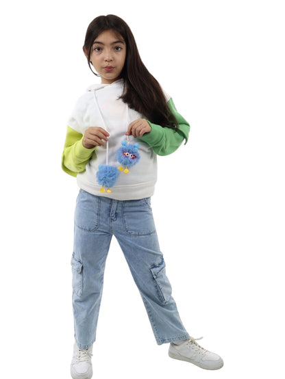Sudadera de color combinado