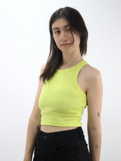 Playera tank básica de color amarillo (NUEVA TEMPORADA)