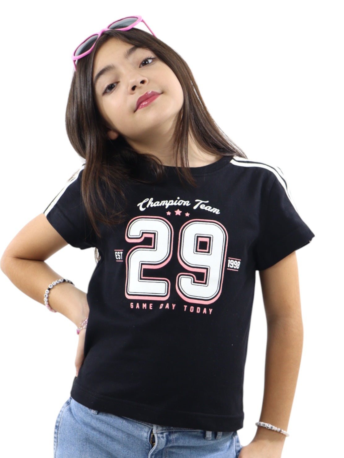Playera manga corta