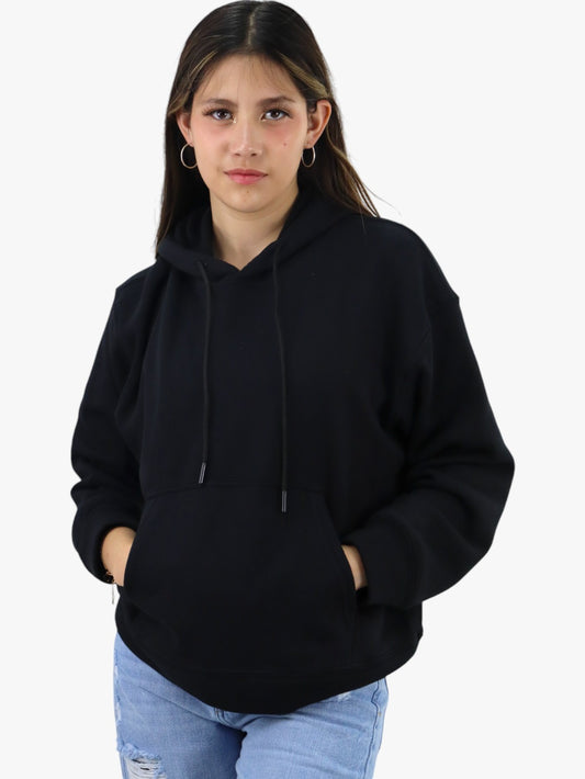 Sudadera con capucha de color negro (NUEVA TEMPORADA)