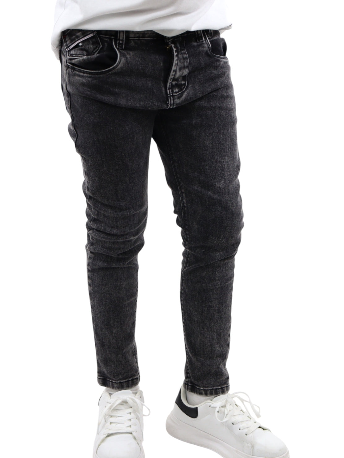Jeans skinny con snow