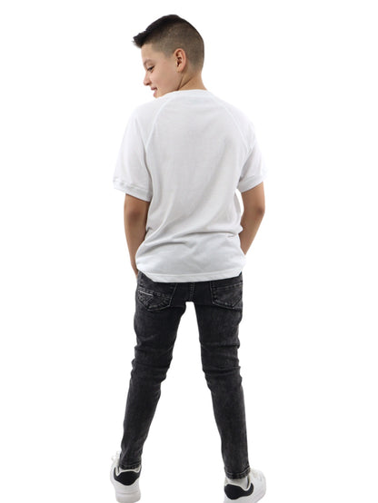 Jeans skinny con snow