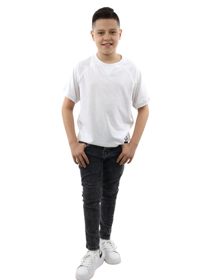 Jeans skinny con snow