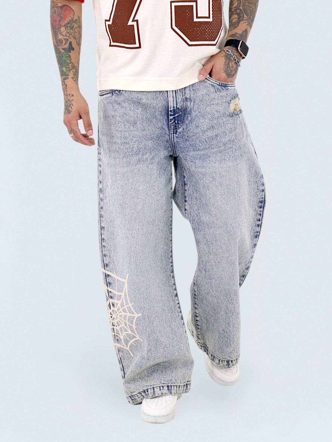 Jeans Barrel Con Snow