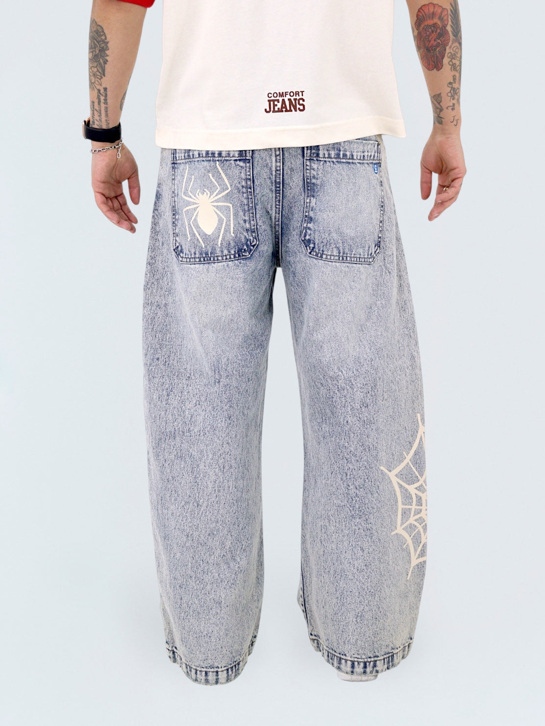 Jeans Barrel Con Snow