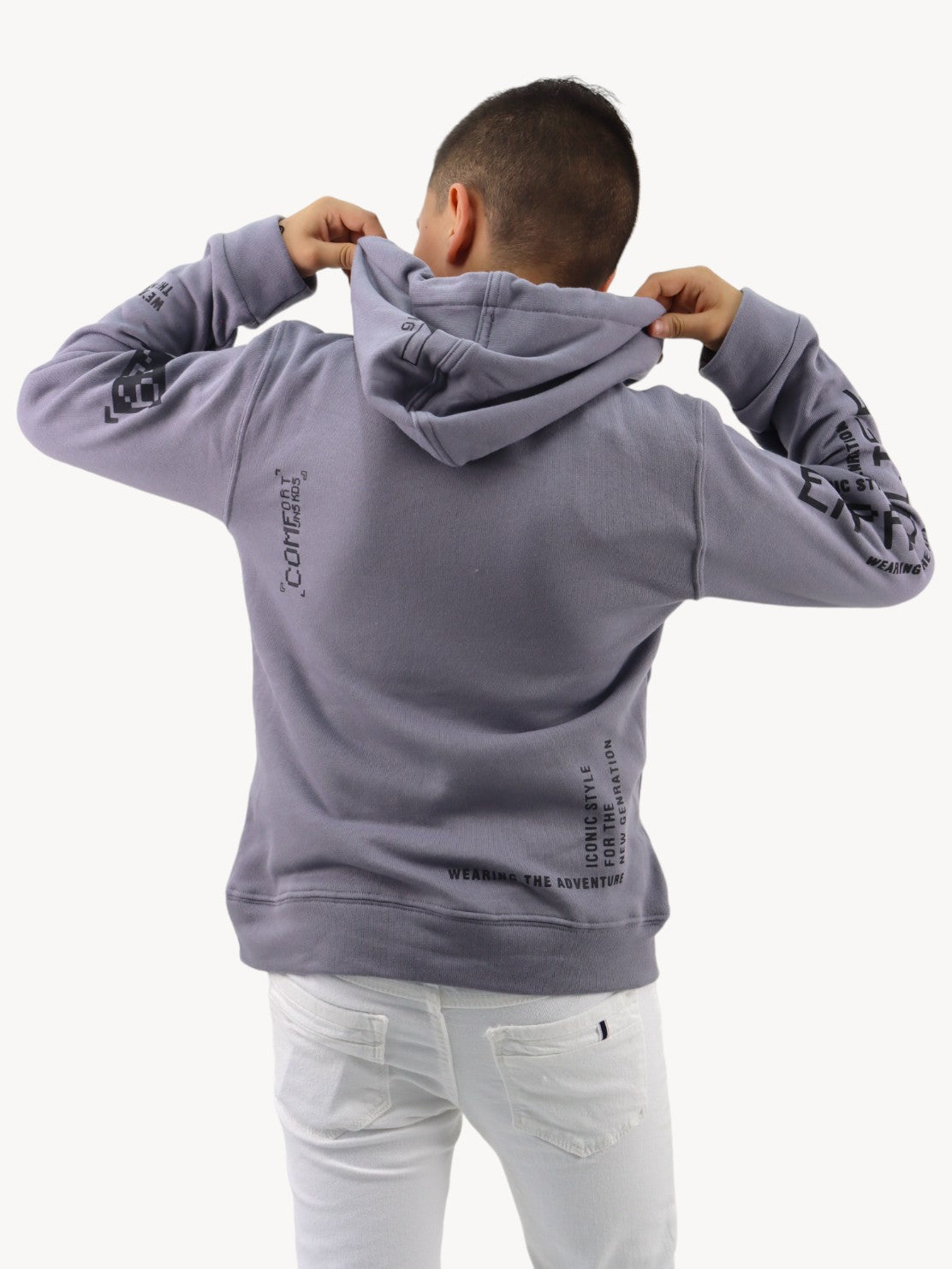 Sudadera cerrada con capucha y estampado (NUEVA TEMPORADA)