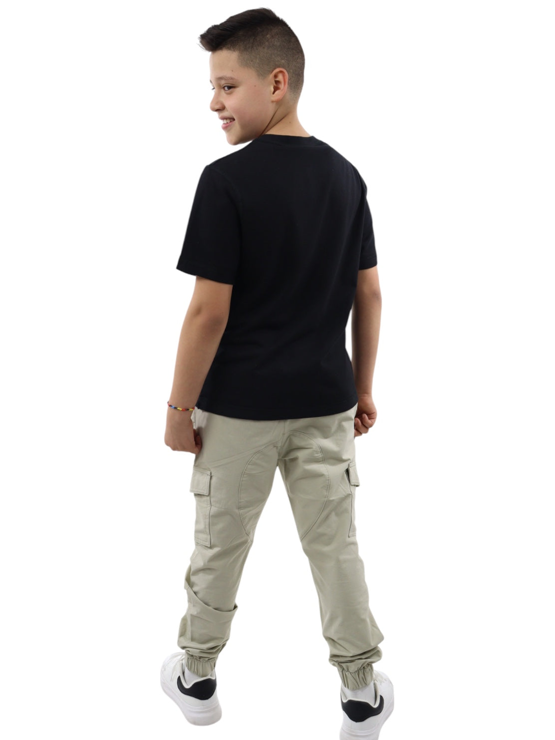 Jogger cargo tipo pants beige