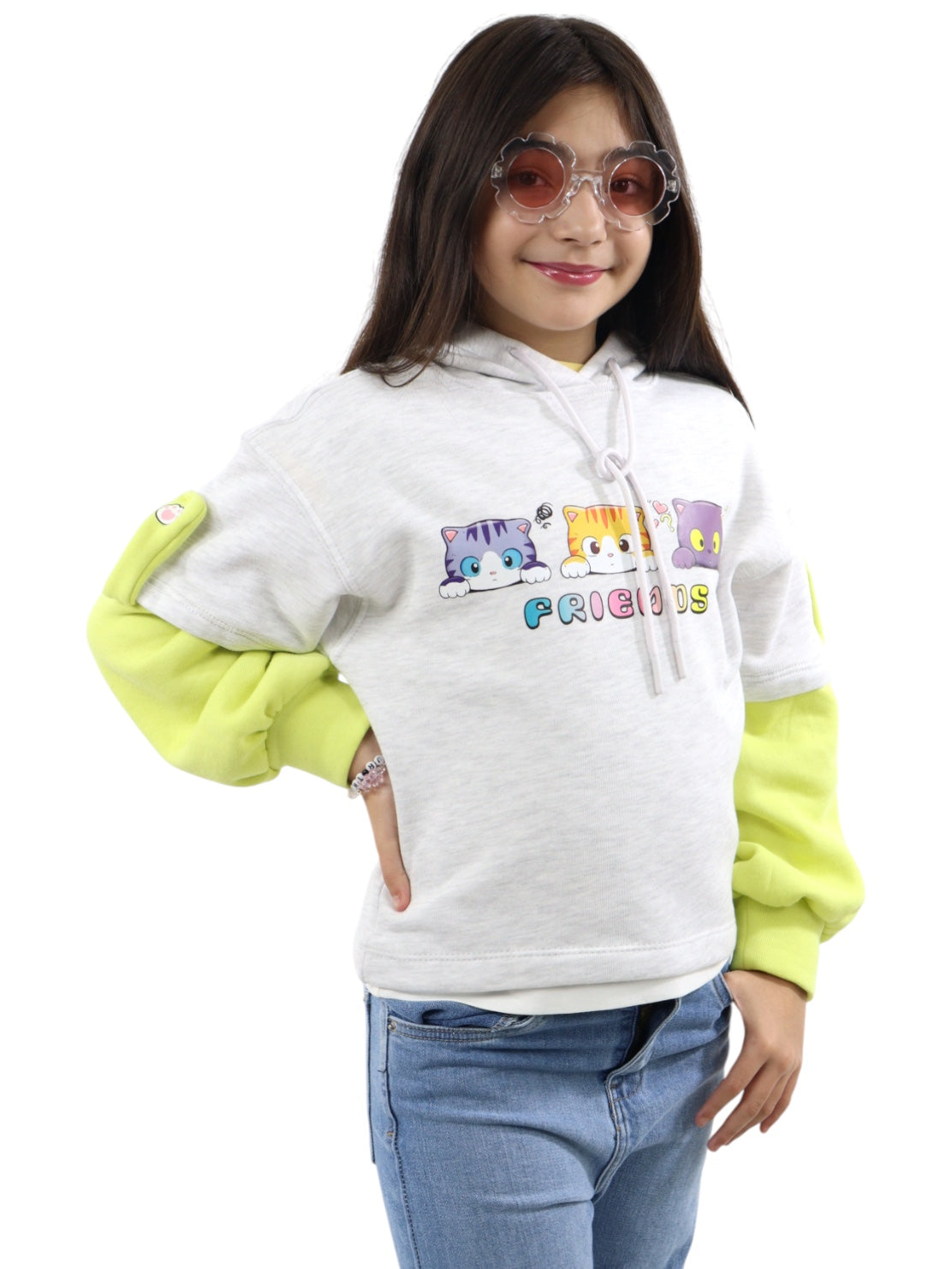 Sudadera con capucha y estampado