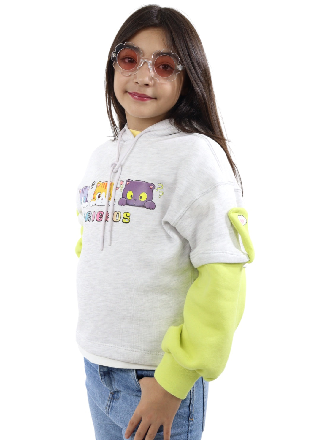 Sudadera con capucha y estampado