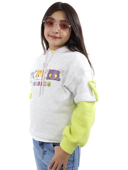 Sudadera con capucha y estampado