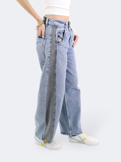Jeans Super Baggy-Tiro Alto