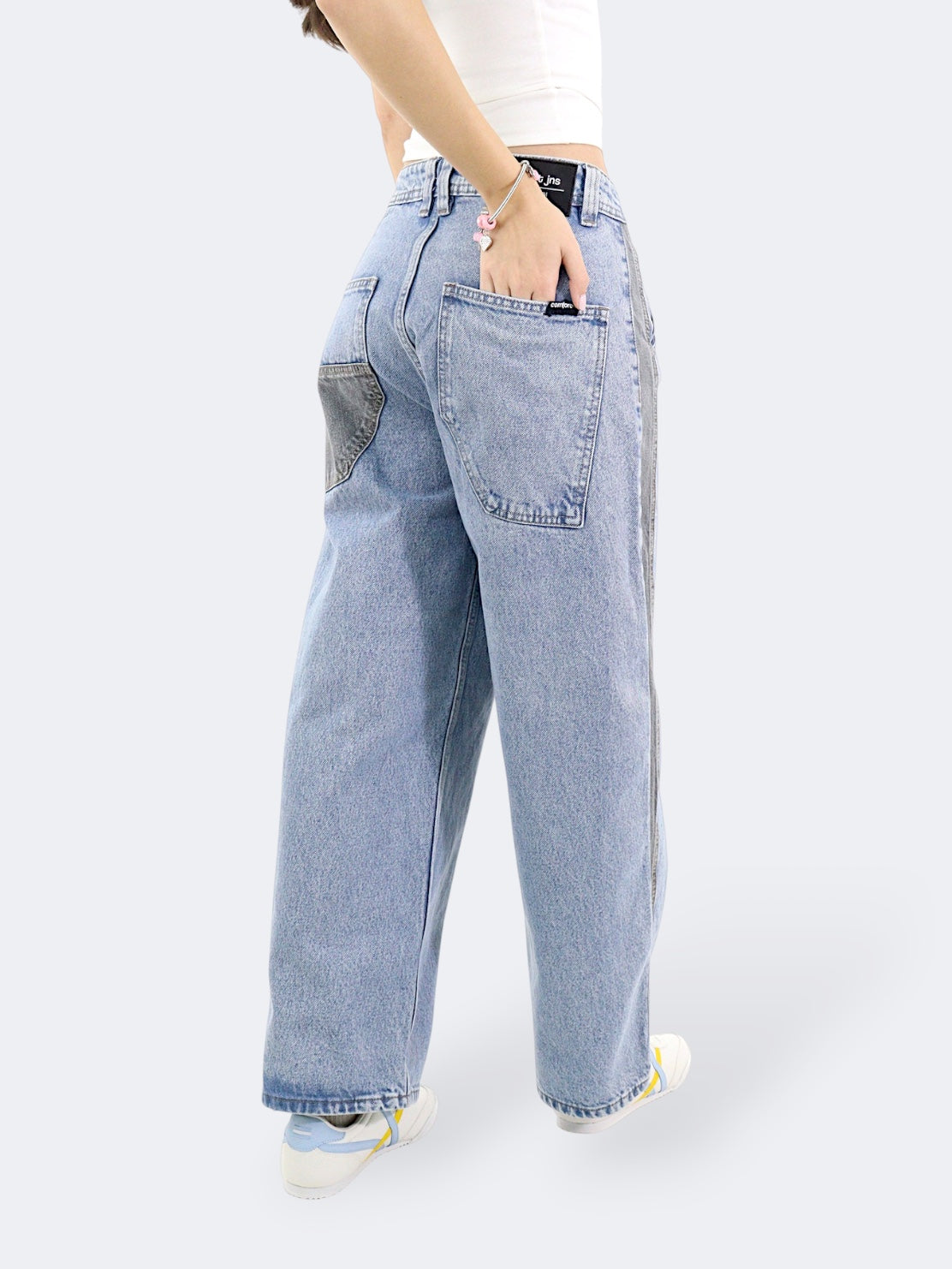 Jeans Super Baggy-Tiro Alto