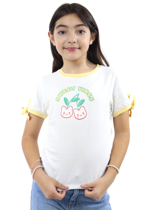 Playera manga corta