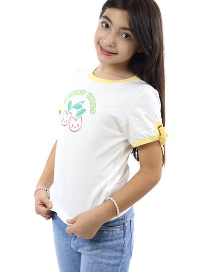 Playera manga corta
