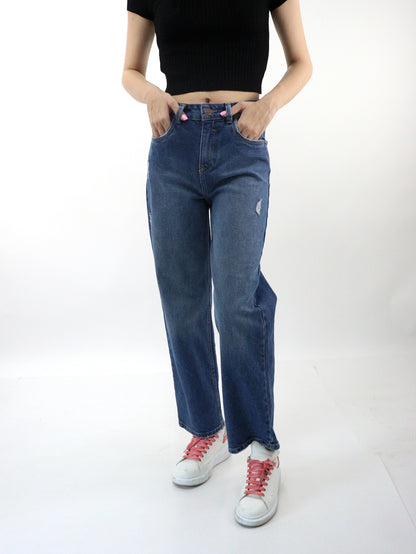 Jeans estilo baggy de color azul oscuro (NUEVA TEMPORADA)