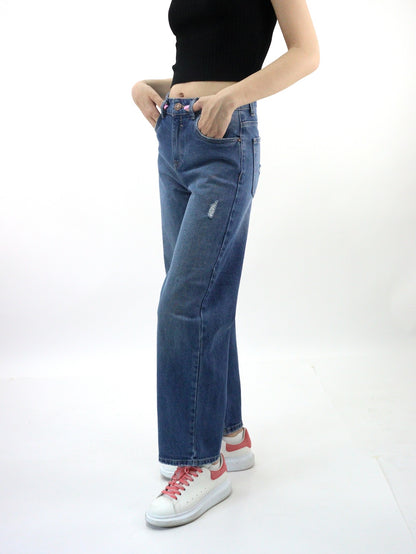 Jeans estilo baggy de color azul oscuro (NUEVA TEMPORADA)