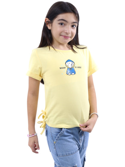 Playera manga corta