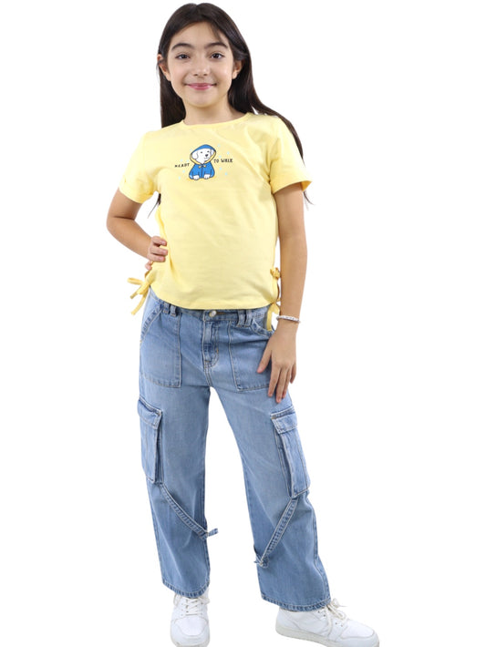 Playera manga corta