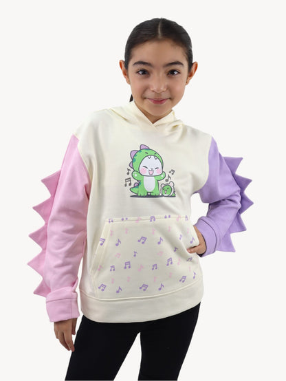 Sudadera multicolor con diseño en capucha de dinosaurio (NUEVA TEMPORADA)