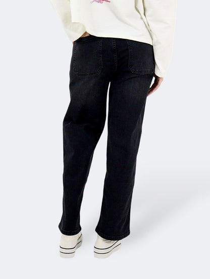 Jeans Baggy-Tiro Alto