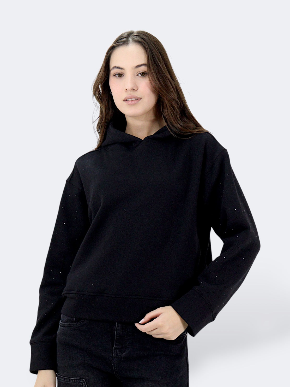 Sudadera Cerrada Brillos